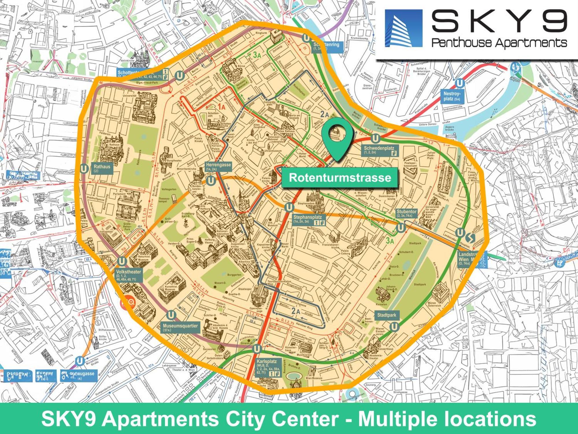 Sky9 Center Appartement *